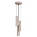 SOLLUX SL.3157 Lámpara Colgante Rayo 3P Taupe