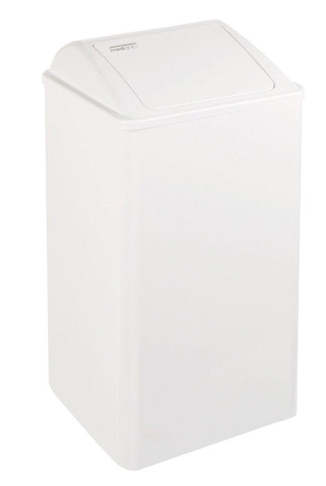 MEDICLINICS PP0065 Papelera con tapa auto-retorno Blanco
