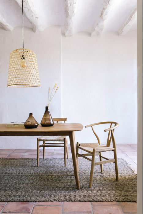 ANDREA HOUSE MU70002 SALMA Silla Madera de Olmo y Cordón De Papel