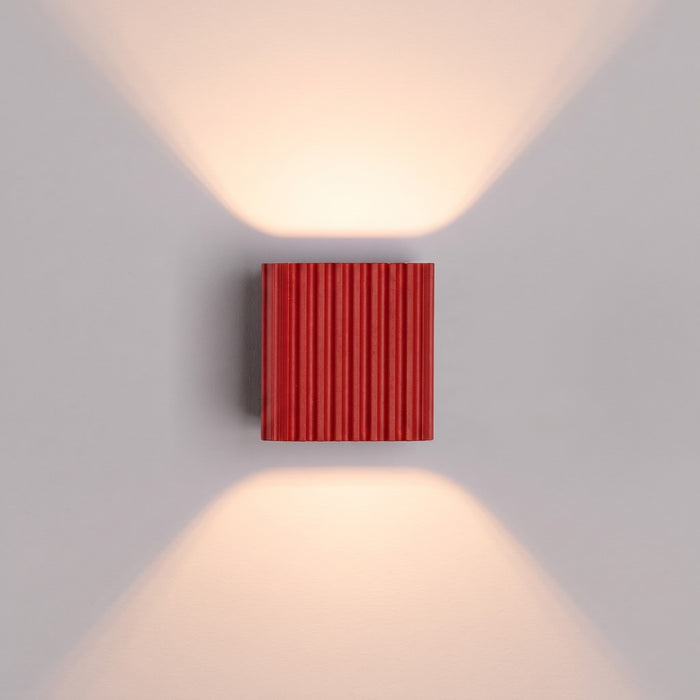 SOLLUX SL.3084 Lámpara De Pared Riff Roja G9