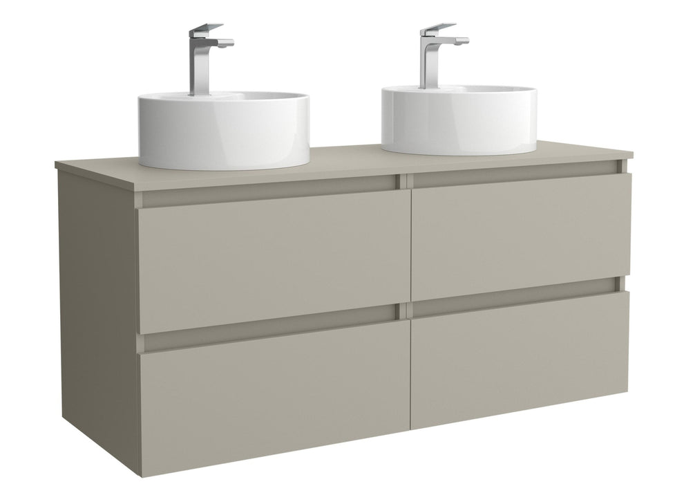 SALGAR 122345 BEQUIA Mueble de Baño Porcelana 120cm Gris mate