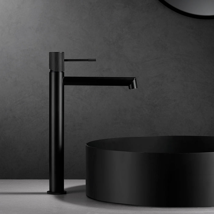 IMEX BDD038-3NG LINE Grifo de Lavabo Alto Negro Mate