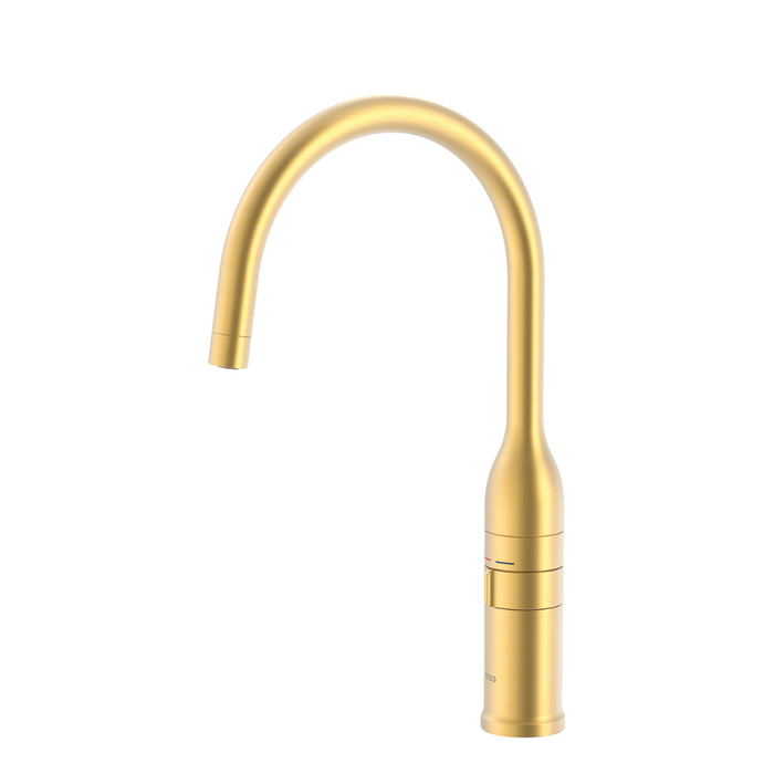 TRES 23044501OM COCINAS Grifo electrónico para cocina oro mate
