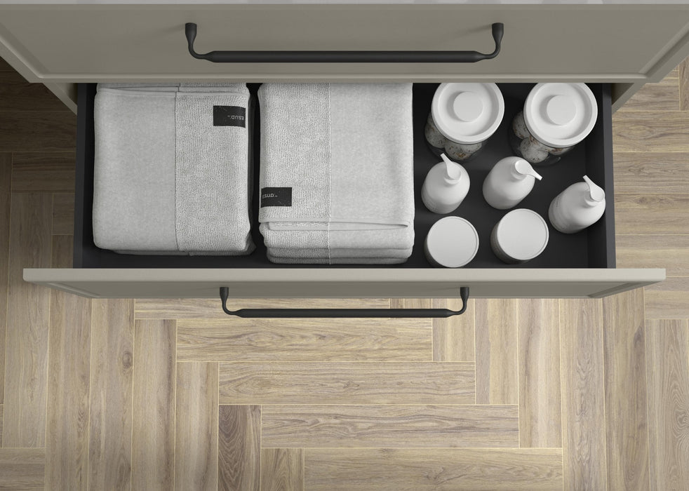 SALGAR 121798 RUNA Mueble+Lavabo IBON 120cm Gris mate