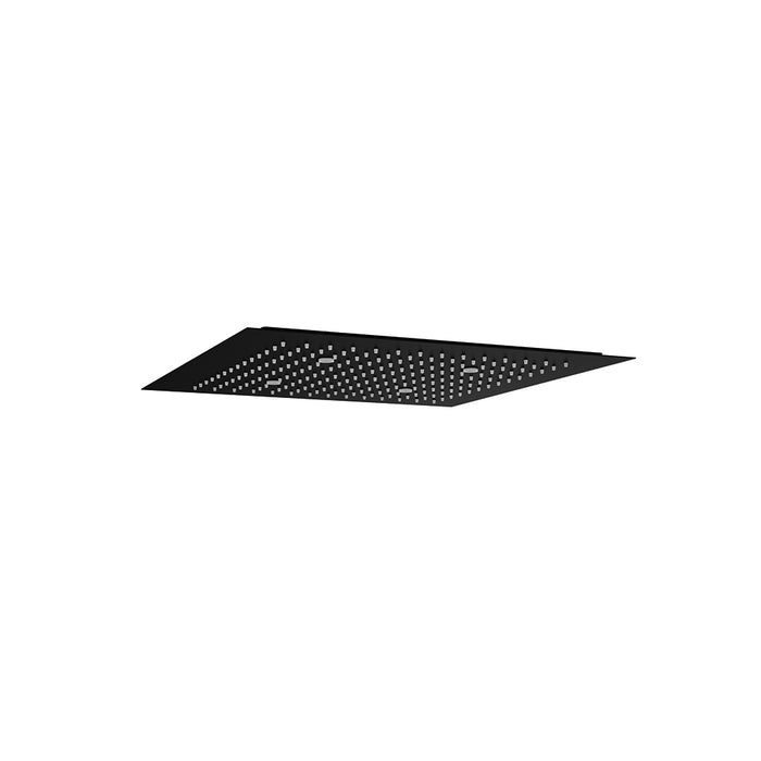 RAMONSOLER RE1K450NM Rociador Empotrado Cuadrado 450 mm Negro Mate