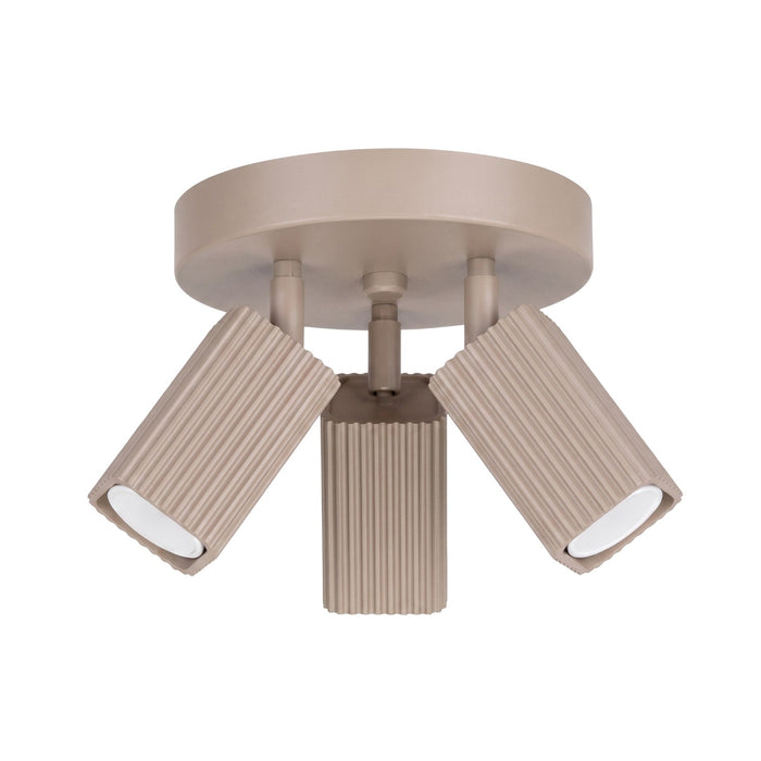 SOLLUX SL.3152 Lámpara De Techo Rayo 3P Taupe