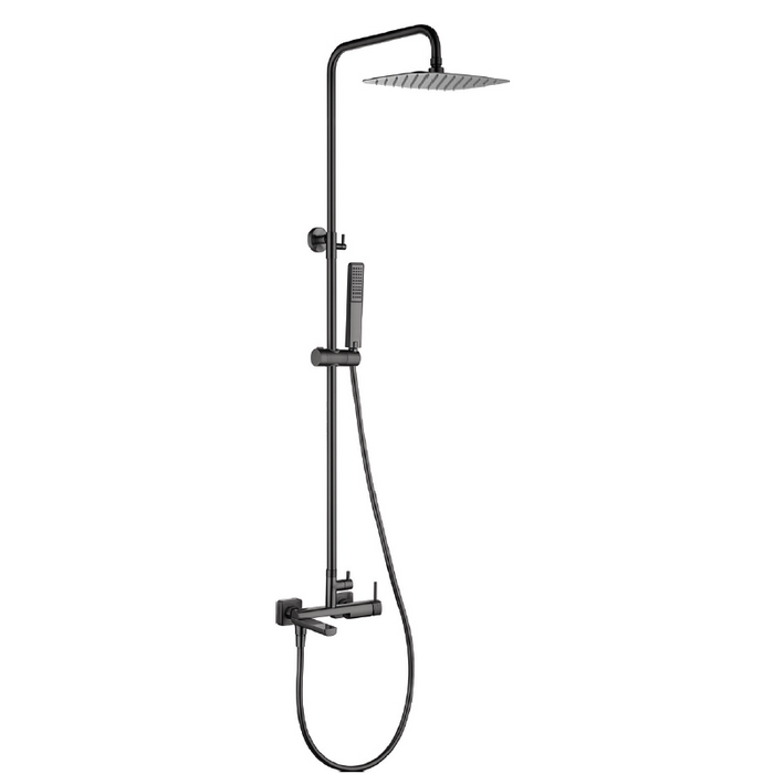 IMEX BDF065-B/BGM FIRENZE-SASSARI Monomando Conjunto Baño Ducha Black Gun Metal