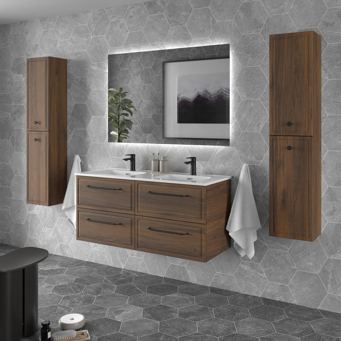 SALGAR 121800 RUNA Mueble+Lavabo IBON 120cm Nogal
