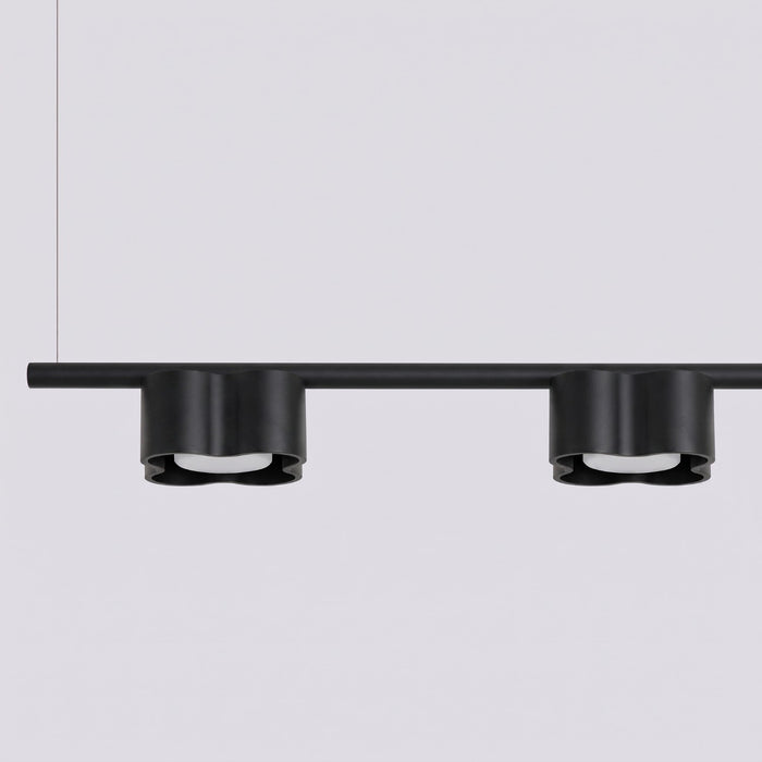 SOLLUX SL.3342 Lámpara De Araña Ovio 4 Negra Gx53