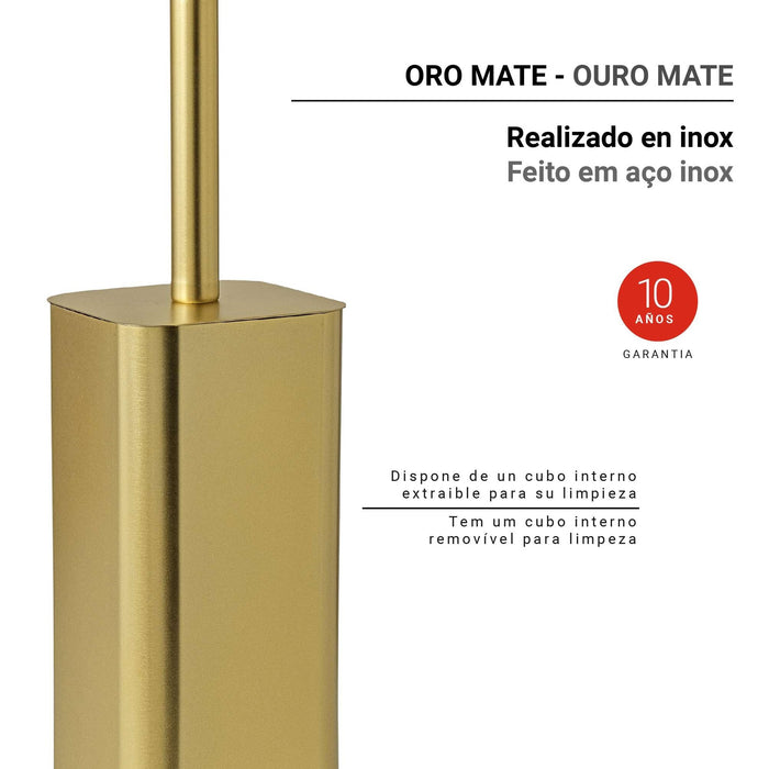 GEDY 13348800000 JACK Escobillero Oro Mate