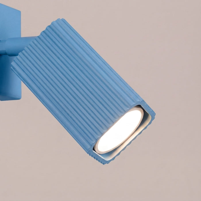 SOLLUX SL.3287 Lámpara De Pared Rayo Azul Celeste Con Interruptor
