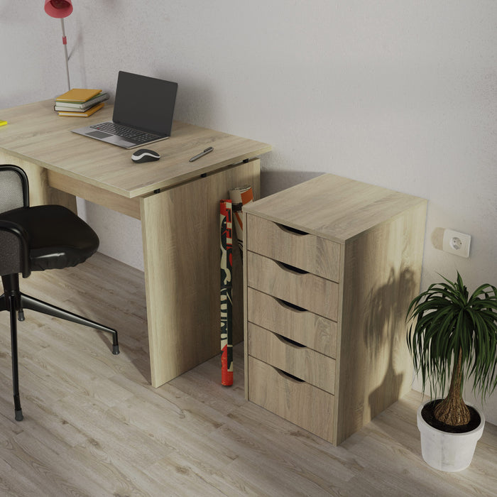 MUEBLES PITARCH Cajonera 5 Cajones Eko Roble Cambrian