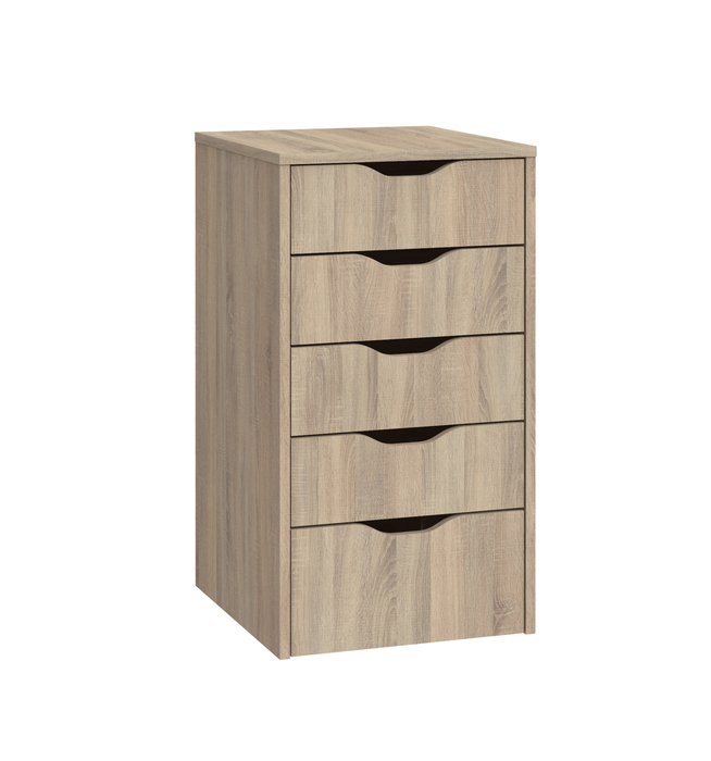 MUEBLES PITARCH Cajonera 5 Cajones Eko Roble Cambrian