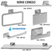 ARCOBAÑ 20POCE CEREZO Portarrollos  Acero Inox