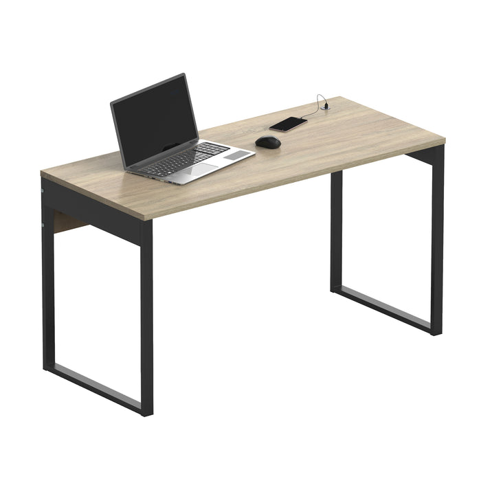 MUEBLES PITARCH Mesa Nexus Roble Cambrian/pata negra
