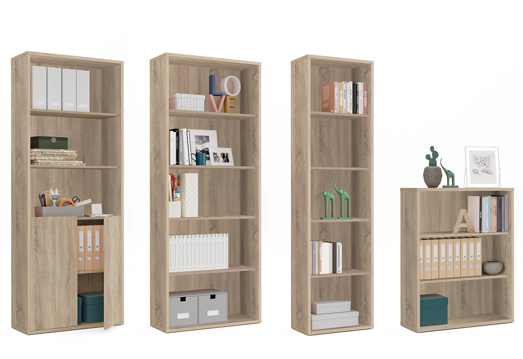 MUEBLES PITARCH Estanterías 2 Roble Cambrian