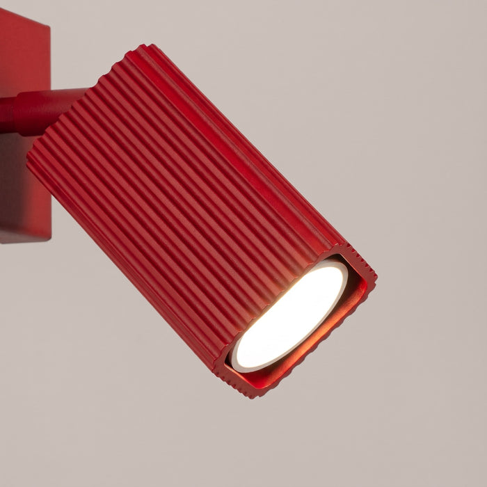 SOLLUX SL.3245 Lámpara De Pared Rayo Roja Con Interruptor