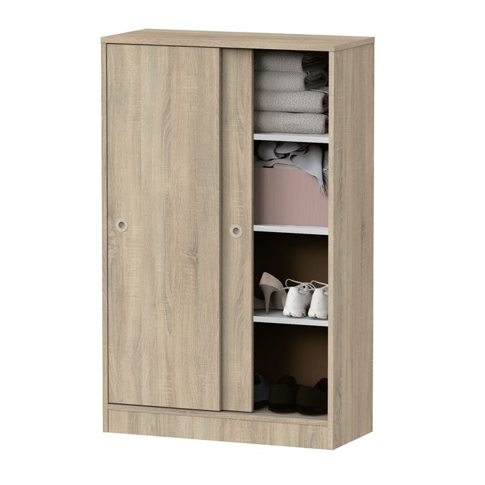 MUEBLES PITARCH Multiusos Bajo Correderas Roble Cambrian