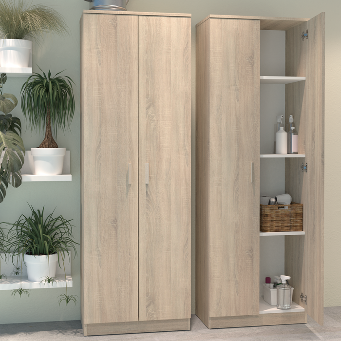 MUEBLES PITARCH Armario Multiusos 2 Puerta Roble Cambrian