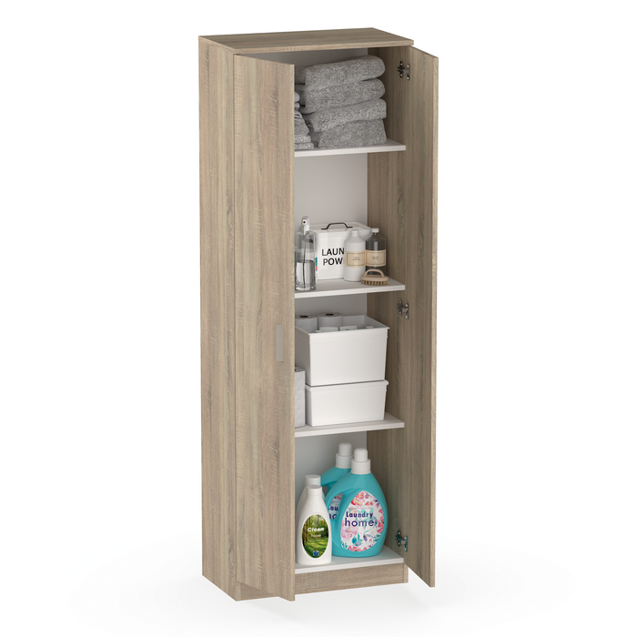 MUEBLES PITARCH Armario Multiusos 2 Puerta Roble Cambrian