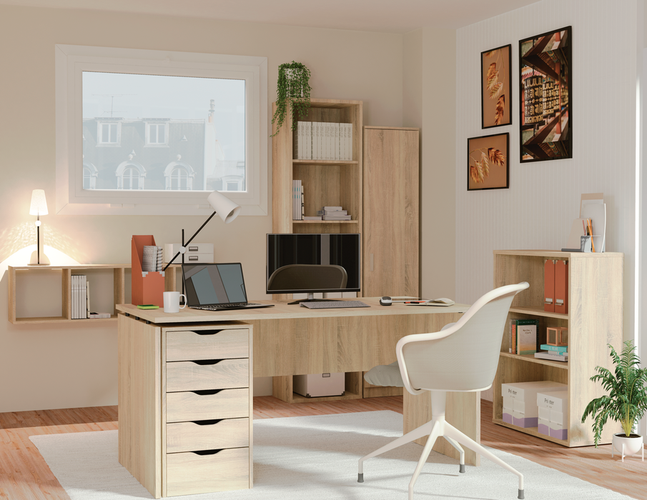 MUEBLES PITARCH Estanterías 4 Roble Cambrian