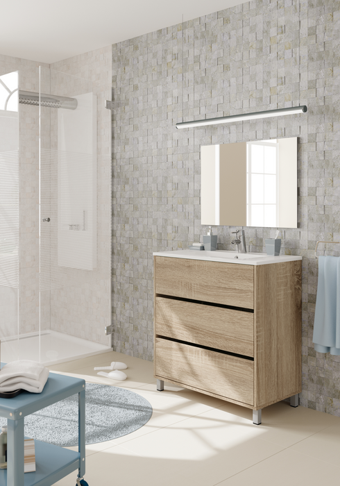 MUEBLES PITARCH Mueble de Lavabo Kalma Roble Cambrian