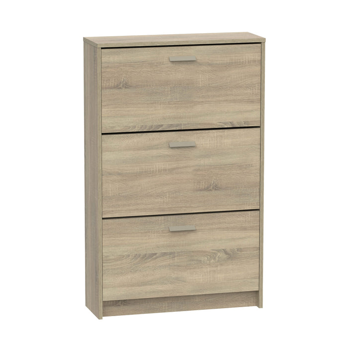 MUEBLES PITARCH Zapatero 3 Puertas Tibet Roble Cambrian