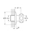 GROHE 12 417 000 Lahr Racor Recto Entrada para 35089