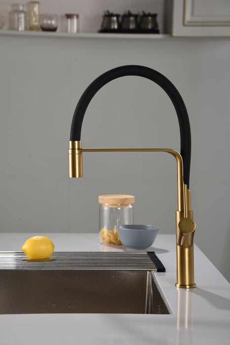 IMEX GCE022/OC SENA Grifería De Cocina Color Oro Cepillado