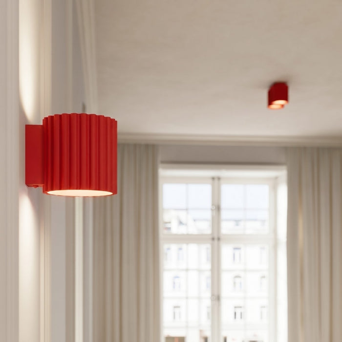 SOLLUX SL.2418 Plafón AURA 1 rojo GU10