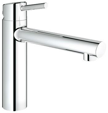 GROHE 31 210 001 CONCETTO Monomando Fregadero Recto