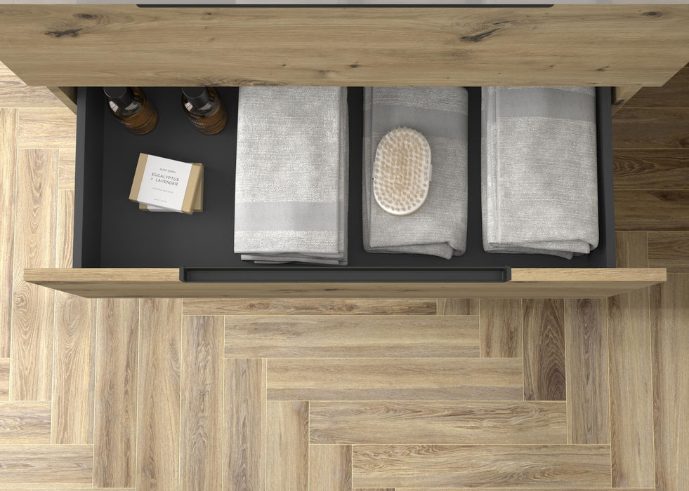 SALGAR LENI Mueble+Lavabo LISBOA Color Roble