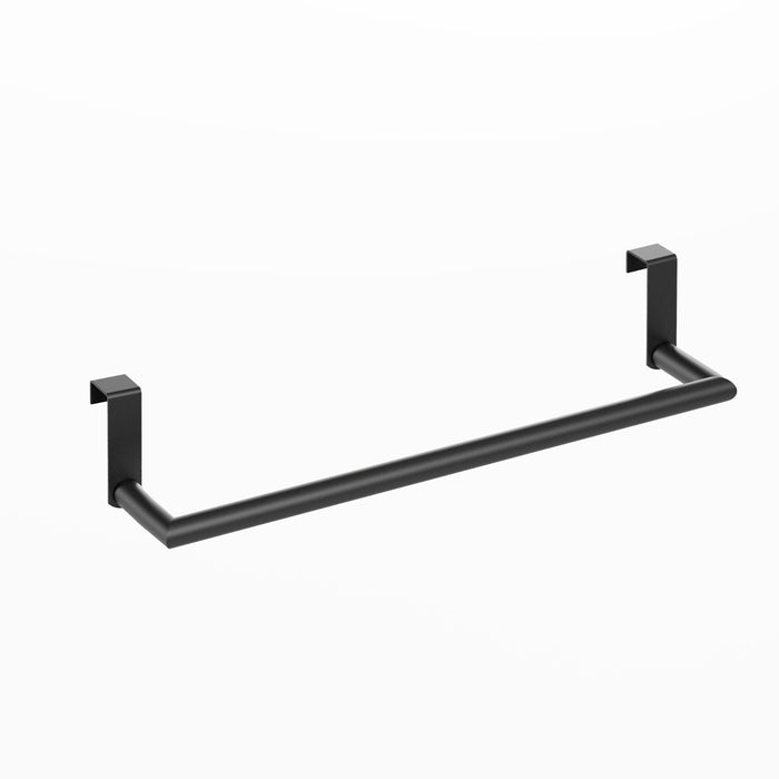MANILLONS TORRENT 06343081 Toallero Barra Redondo 37 cm Lateral Mueble Negro Mate