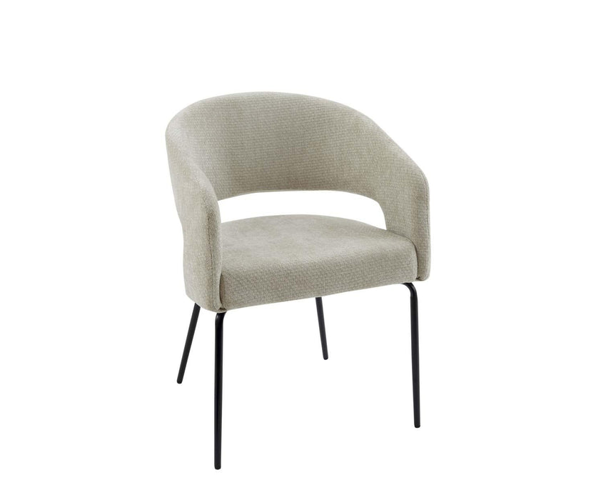 ANDREA HOUSE MU74107 Silla Tapizada Mila 56x56x82 CM