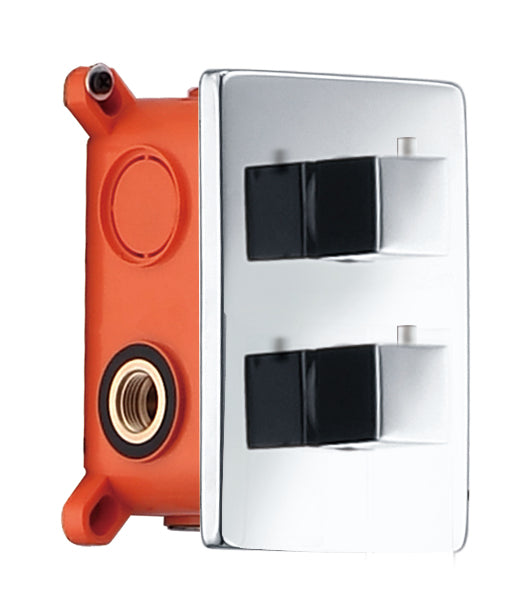IMEX GST22V Empotrado Termostático 2 Vías Cromo