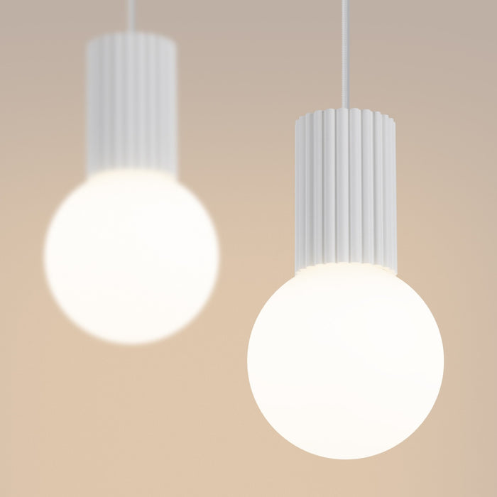 SOLLUX SL.1981 Lámpara Colgante Halo 2L Blanca
