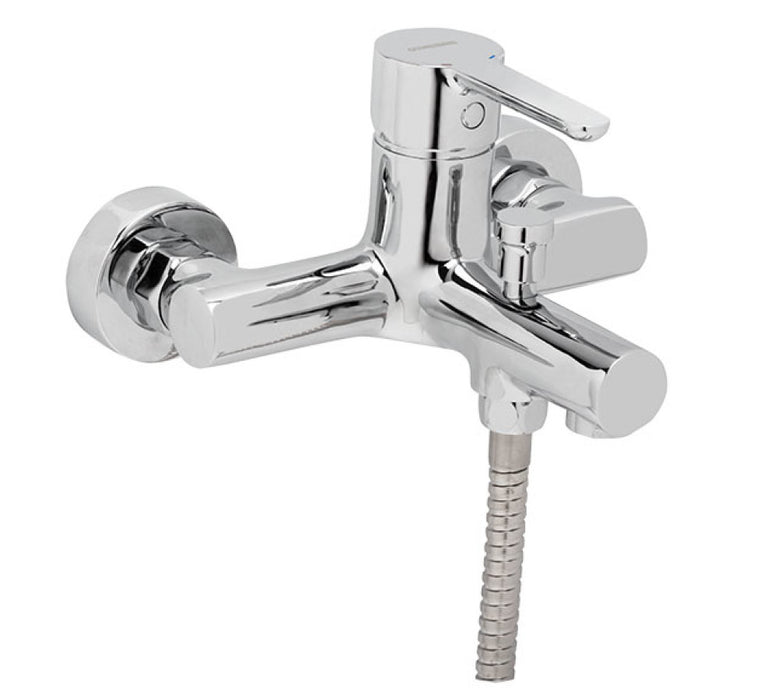 GENEBRE 65100 19 45 66 OSLO Grifo Monomando Bañera con Equipo de Ducha