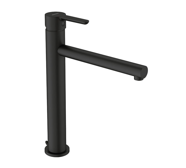 GENEBRE 65136 19 41 66 OSLO Grifo Monomando Lavabo Alto Negro