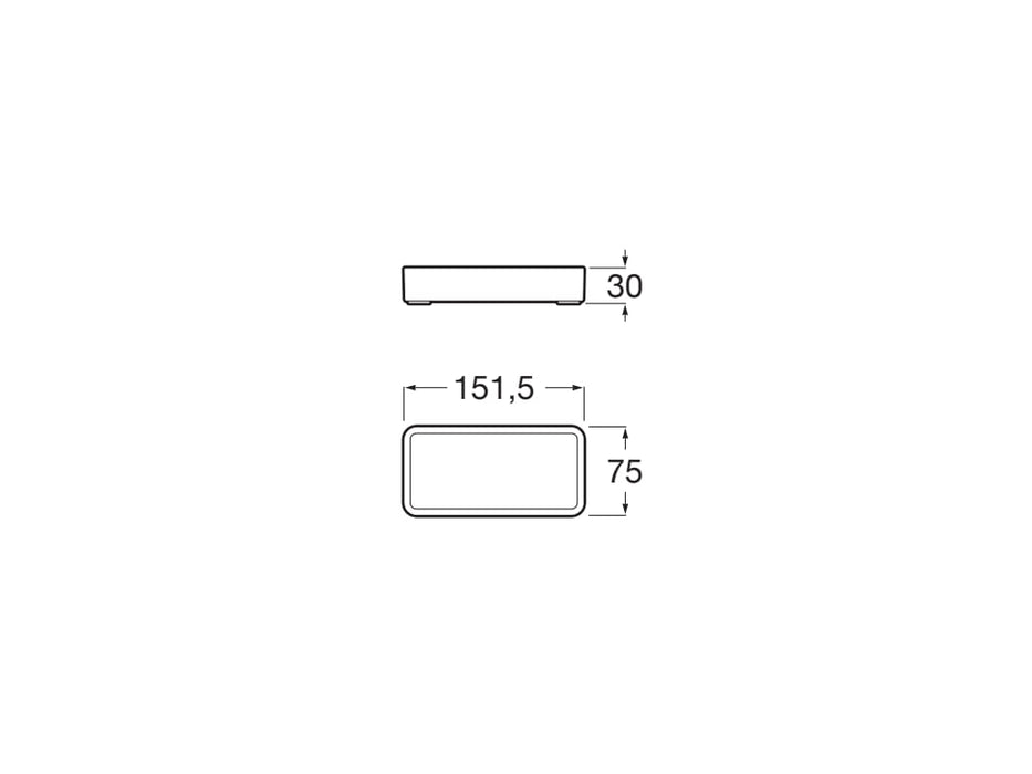 ROCA A817671C60 ONA Contenedor Blanco Mate