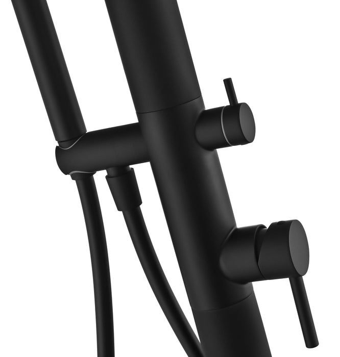 POOLIMEX GPK012/ANG KANSAS Grifería De Piscina Acero S.316 Negro Mate