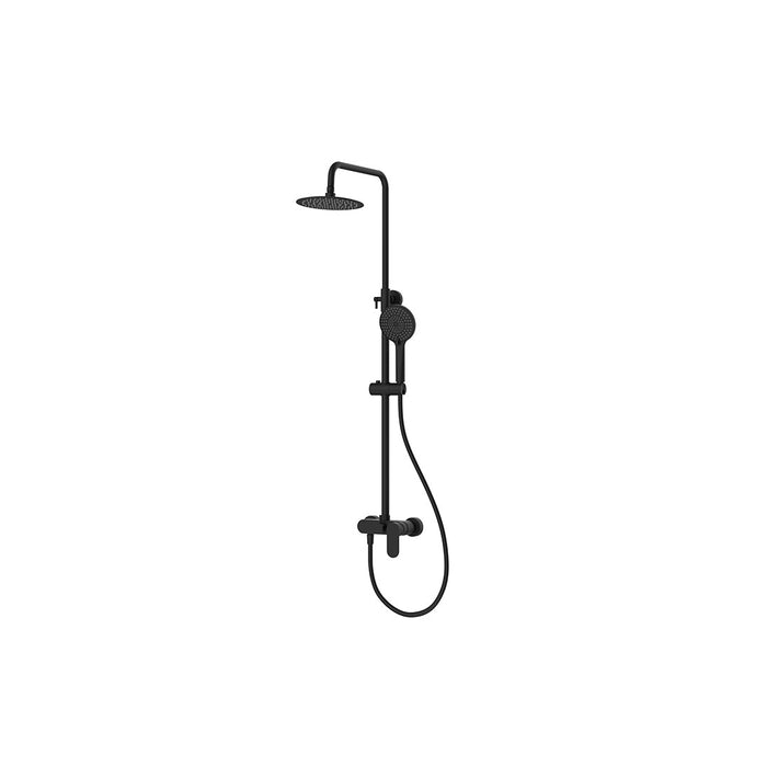 ARCOBAÑ 13CDNECI Columna Monomando Ducha Circular Negro
