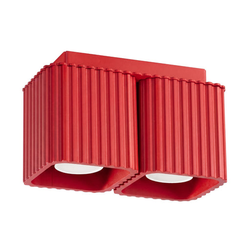 SOLLUX SL.3086 Lámpara De Techo Riff 2 Roja Gu10