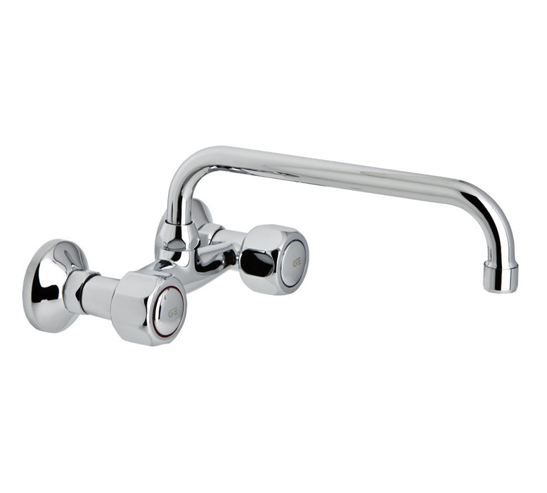 GENEBRE 68193 11 45 66 GAMMA Grupo Mural Fregadero 15Cm Caño Tubo Alto 24 cm