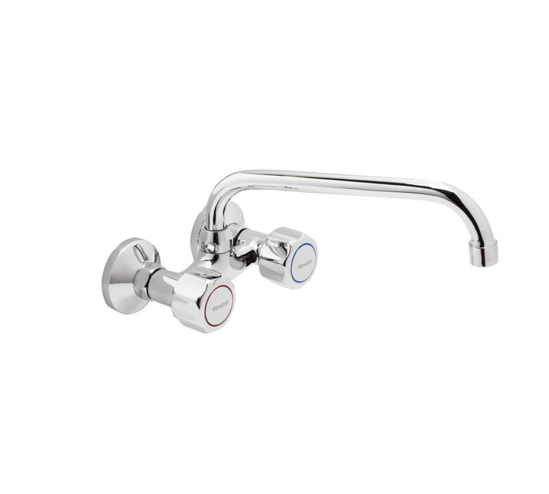 GENEBRE 68196 11 45 66 GAMMA Grupo Mural Fregadero 11Cm Caño Tubo Alto 24 cm
