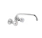 GENEBRE 68196 11 45 66 GAMMA Grupo Mural Fregadero 11Cm Caño Tubo Alto 24 cm