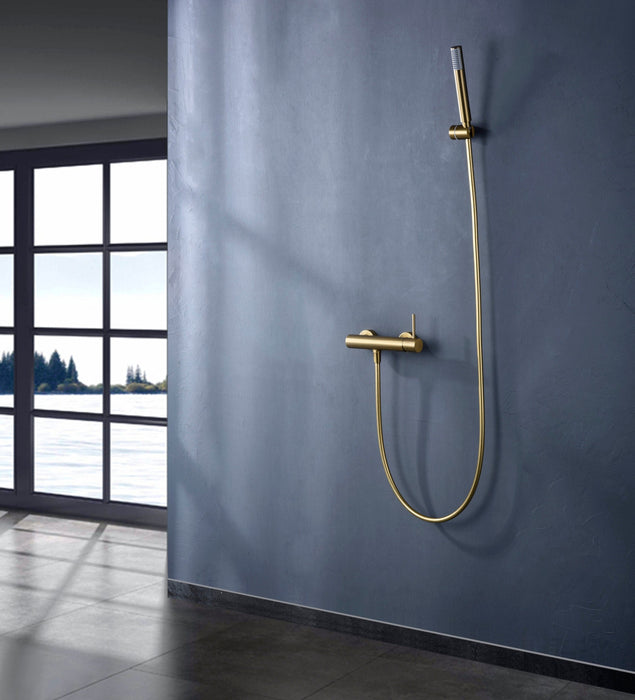 IMEX BDM039-5OC MONZA Grifo Monomando Para Ducha Oro Cepillado
