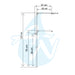 ARCOBAÑ 13GEOX2 GEOX  Columna Ducha Geox2 Monomando Ducha Cuadrada