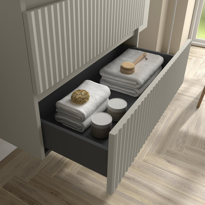 SALGAR 121774 KIRA Mueble+Lavabo LISBOA 120cm Gris mate
