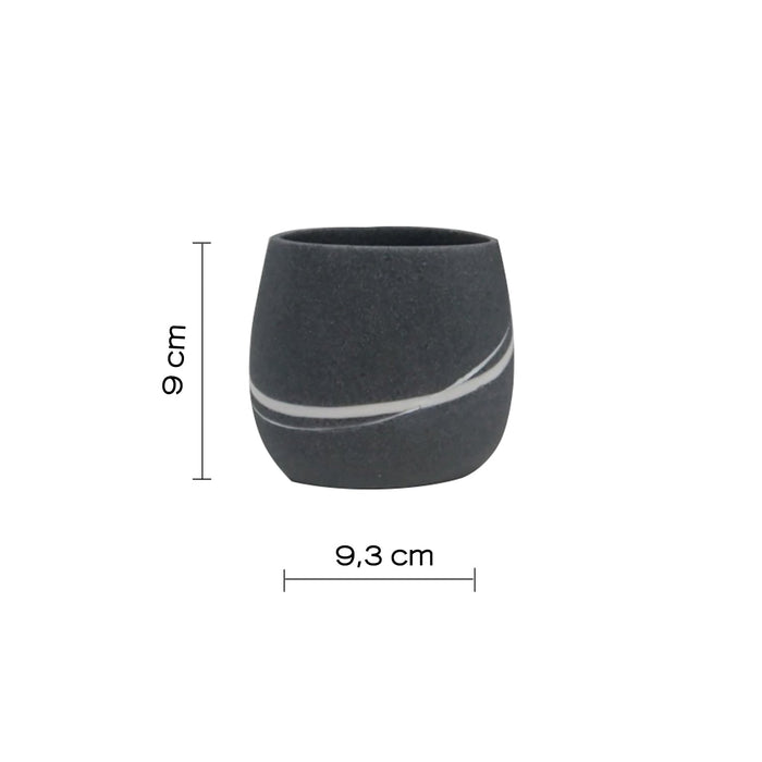 GEDY YV980800300 YVONNE Portacepillos Gris