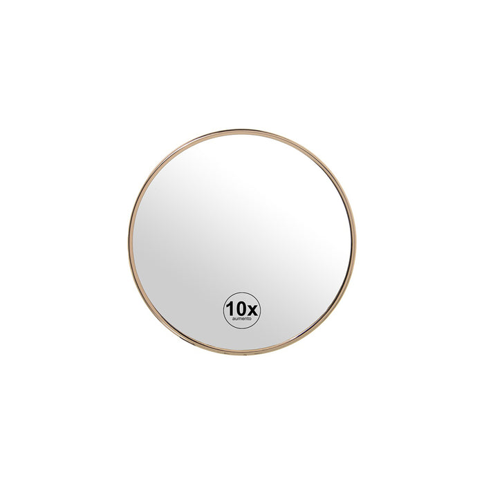 ARCOBAÑ FCES10VO15 Espejo C/ Ventosa Oro Rosa 10 Aumentos D-15Cm